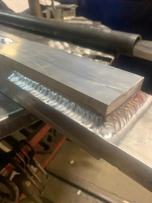 Precision TIG welding example